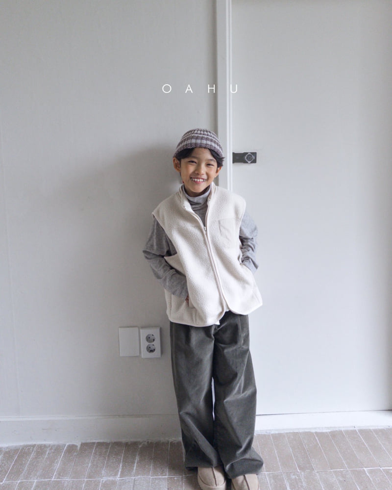 O'Ahu - Korean Children Fashion - #kidsshorts - Land Fleece Vest - 4