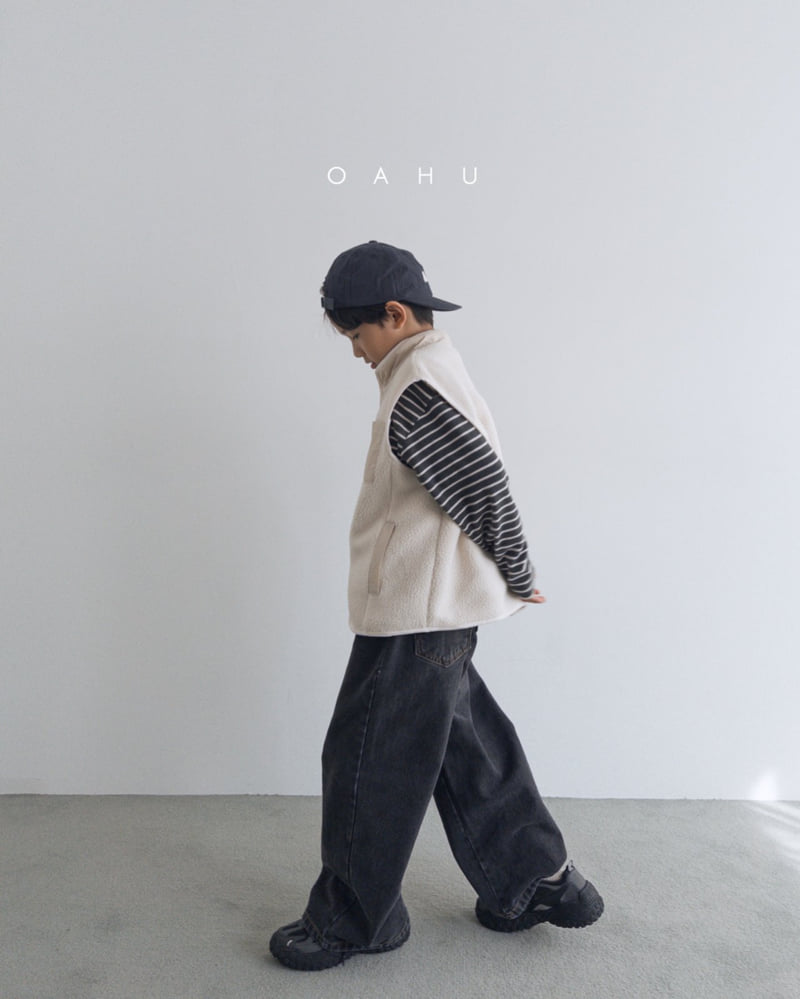 O'Ahu - Korean Children Fashion - #kidzfashiontrend - Earth Wide Denim Pants - 7