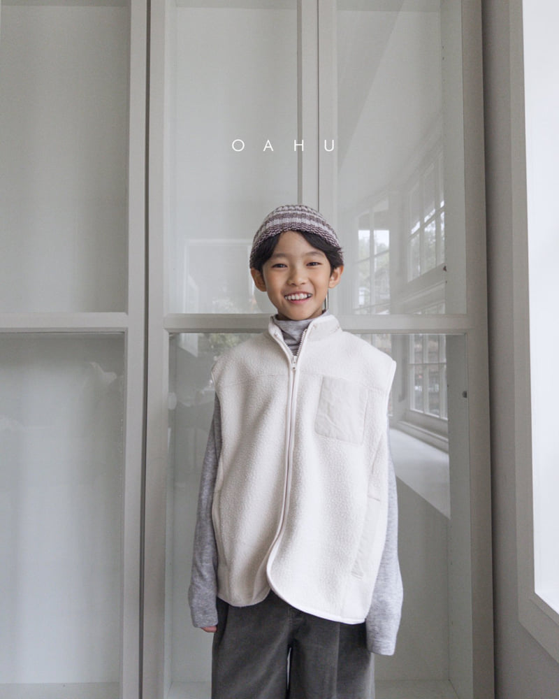 O'Ahu - Korean Children Fashion - #kidzfashiontrend - Land Fleece Vest - 5