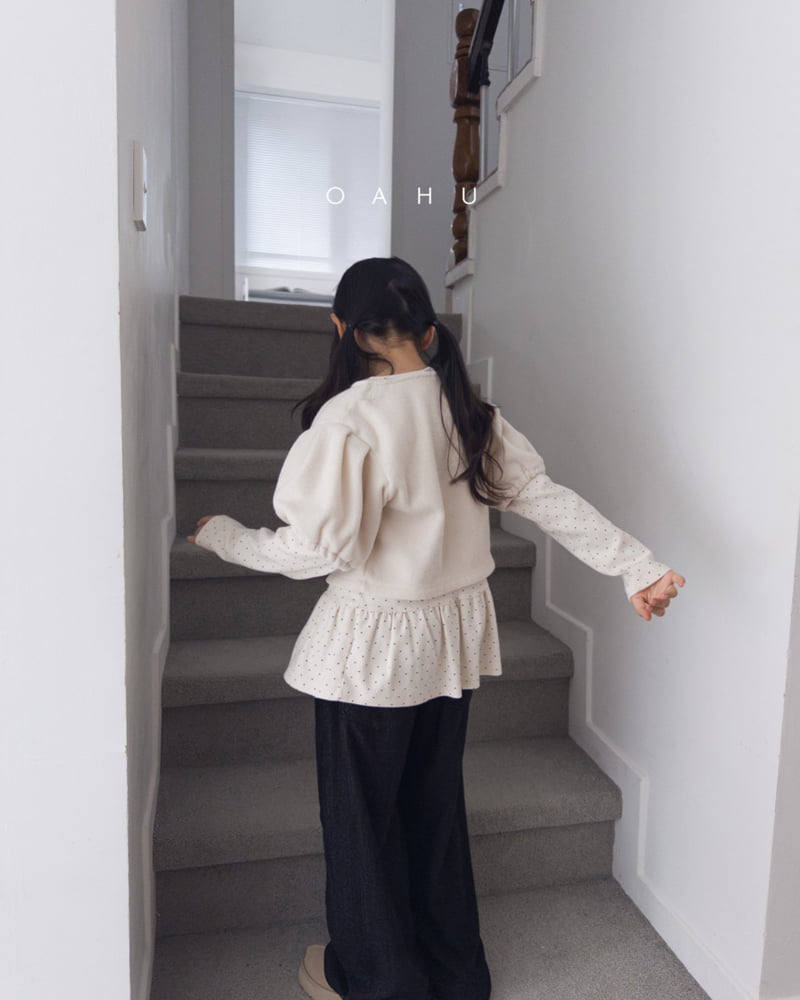 O'Ahu - Korean Children Fashion - #littlefashionista - Boucle Puff Tee - 2