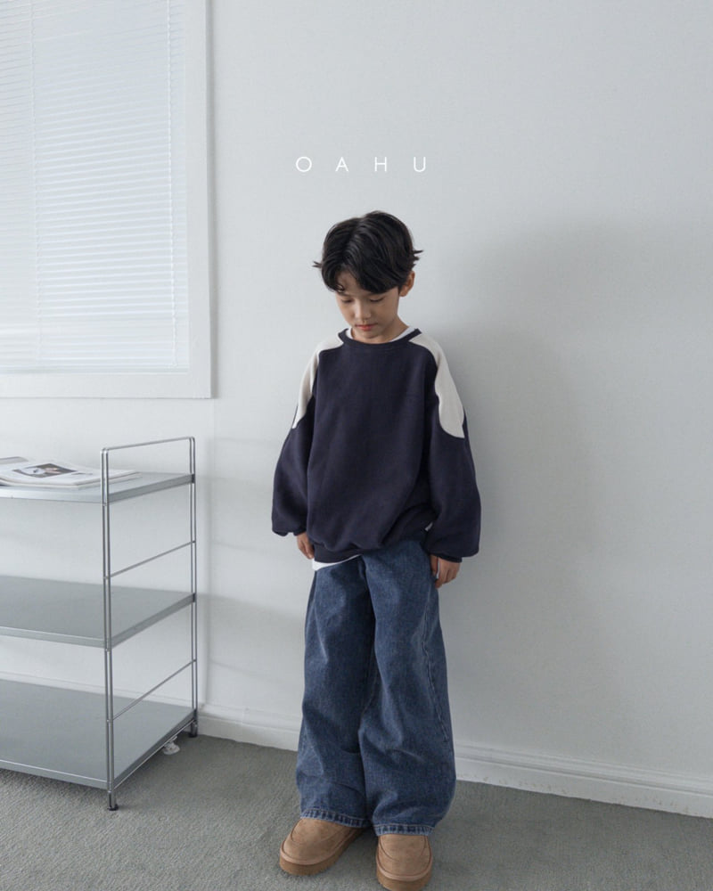 O'Ahu - Korean Children Fashion - #littlefashionista - Earth Wide Denim Pants - 9