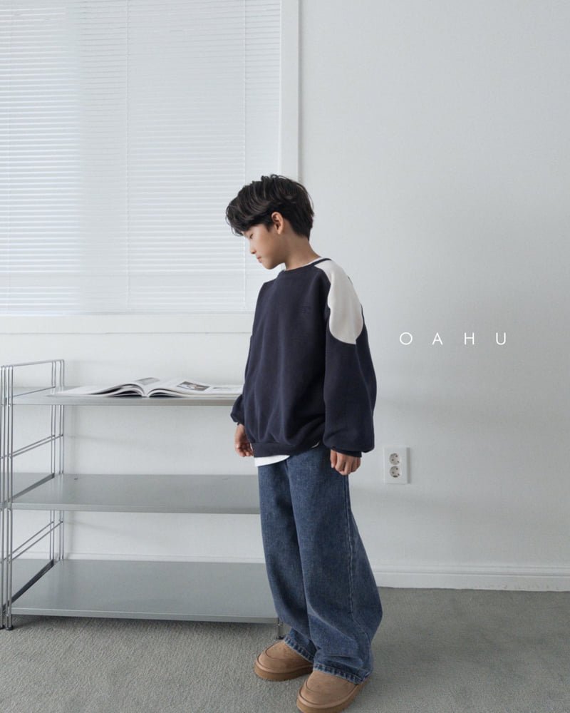 O'Ahu - Korean Children Fashion - #magicofchildhood - Earth Wide Denim Pants - 10
