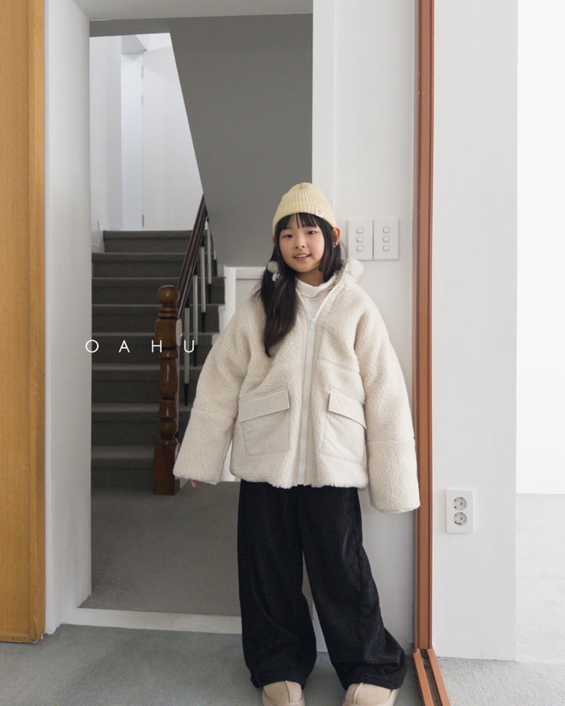 O'Ahu - Korean Children Fashion - #minifashionista - Snow Fleece Zip-up (Junior) - 3