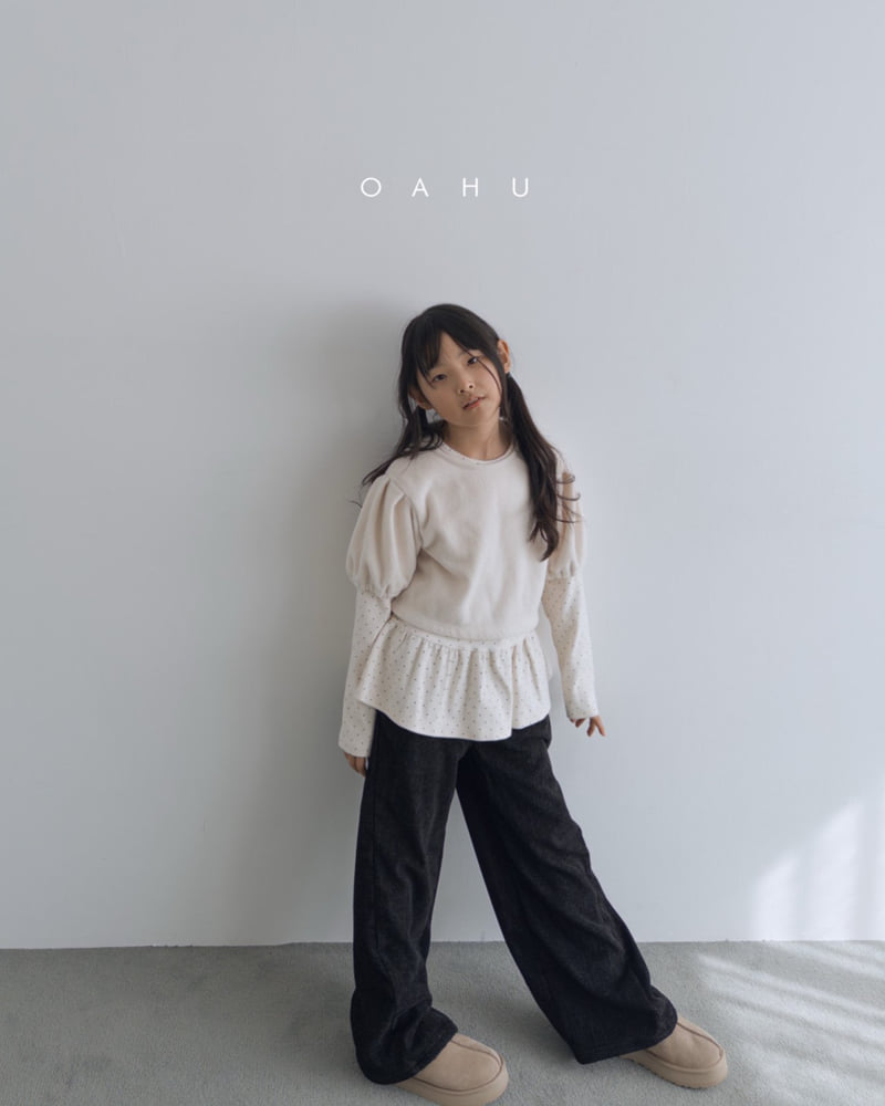 O'Ahu - Korean Children Fashion - #magicofchildhood - Boucle Puff Tee - 4