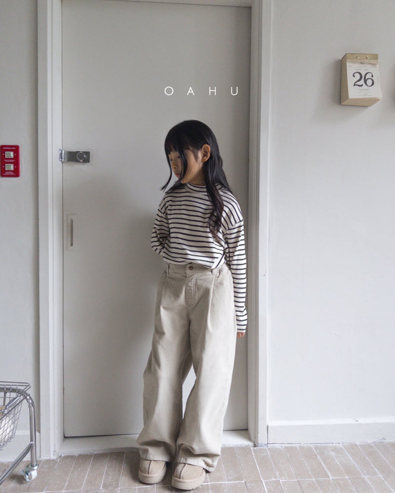 O'Ahu - Korean Children Fashion - #minifashionista - Nerd Corduroy Pants - 8