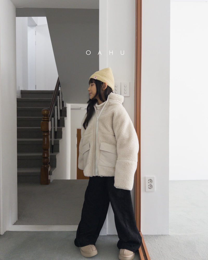O'Ahu - Korean Children Fashion - #minifashionista - Snow Fleece Zip-up (Junior) - 4
