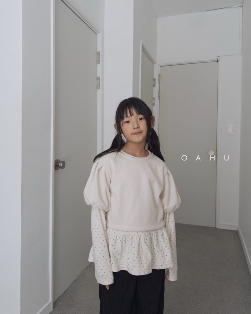 O'Ahu - Korean Children Fashion - #prettylittlegirls - Boucle Puff Tee - 5
