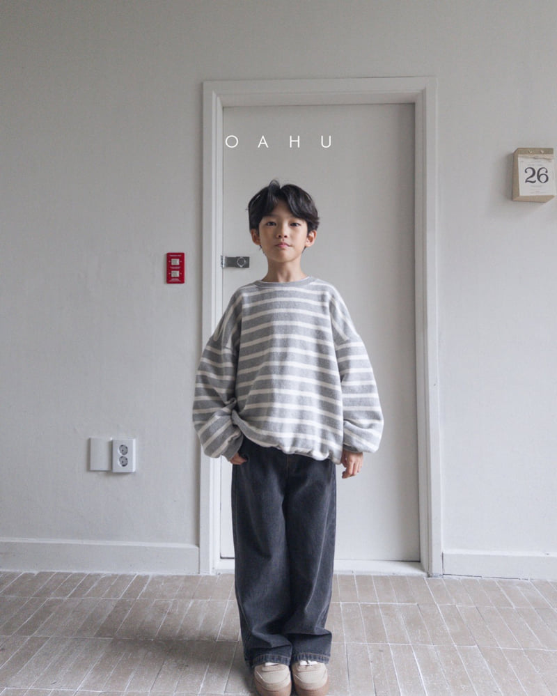 O'Ahu - Korean Children Fashion - #stylishchildhood - Milk Stripe Sweatshirt - 5