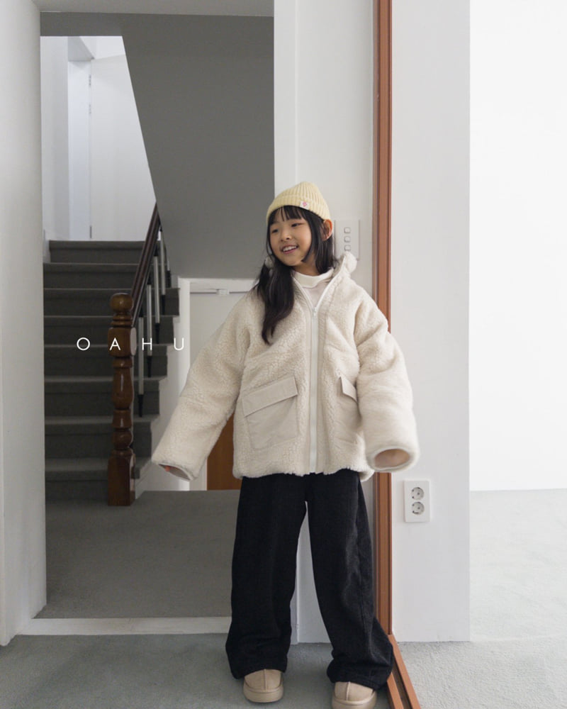 O'Ahu - Korean Children Fashion - #todddlerfashion - Snow Fleece Zip-up (Junior) - 5