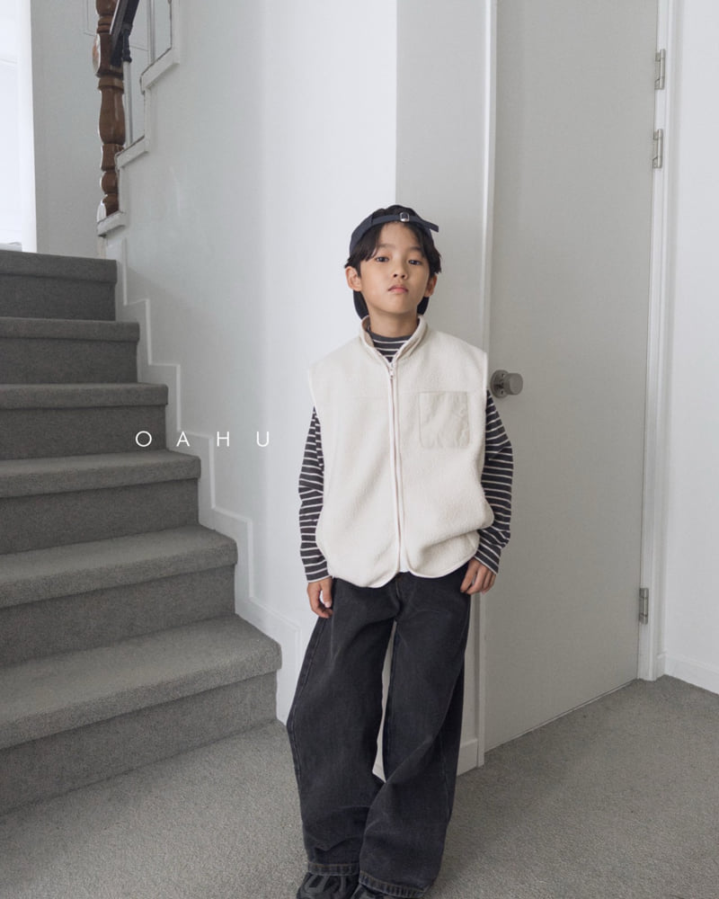 O'Ahu - Korean Children Fashion - #prettylittlegirls - Basic Stripe Turtleneck Tee - 4