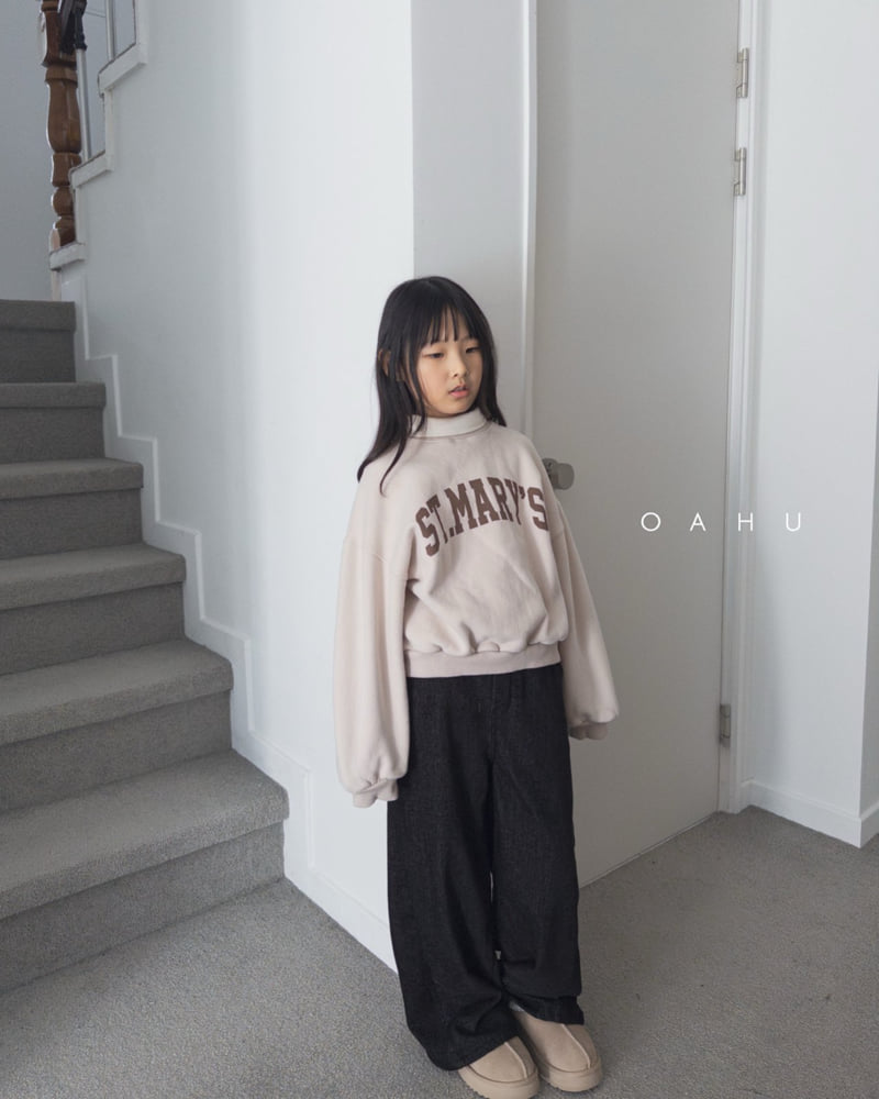 O'Ahu - Korean Children Fashion - #toddlerclothing - Curve Velvet Pants - 2
