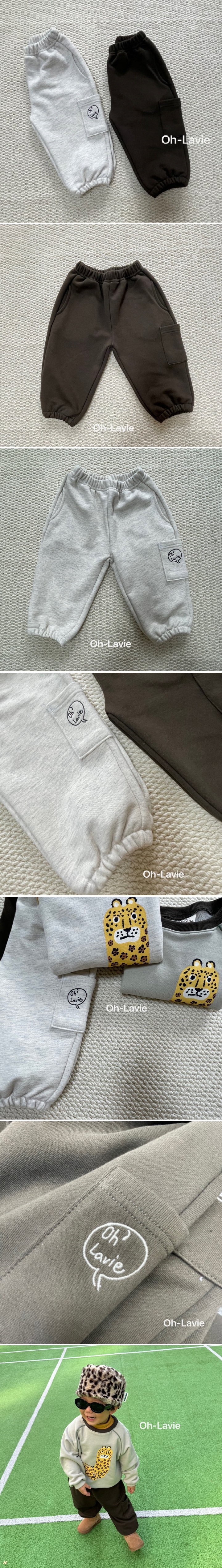 Oh lavie - Korean Children Fashion - #discoveringself - Pocket Jogger Pants