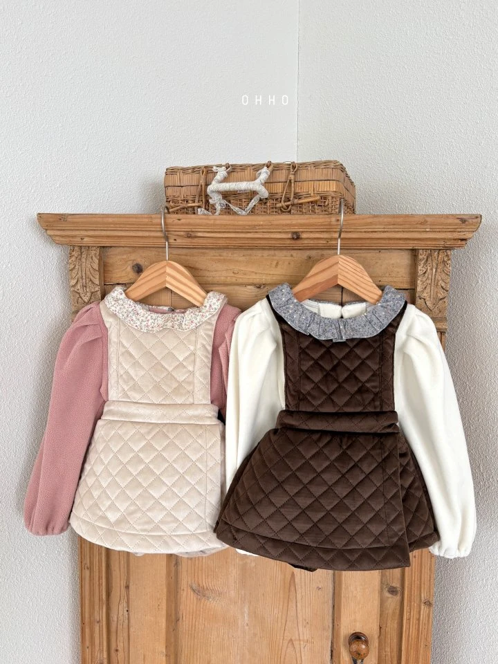 Ohho - Korean Children Fashion - #childofig - Floral Round Blouse - 8