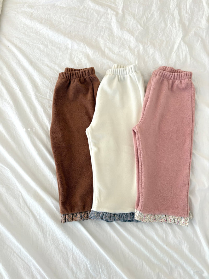 Ohho - Korean Children Fashion - #childofig - Floral Frill Pants - 6