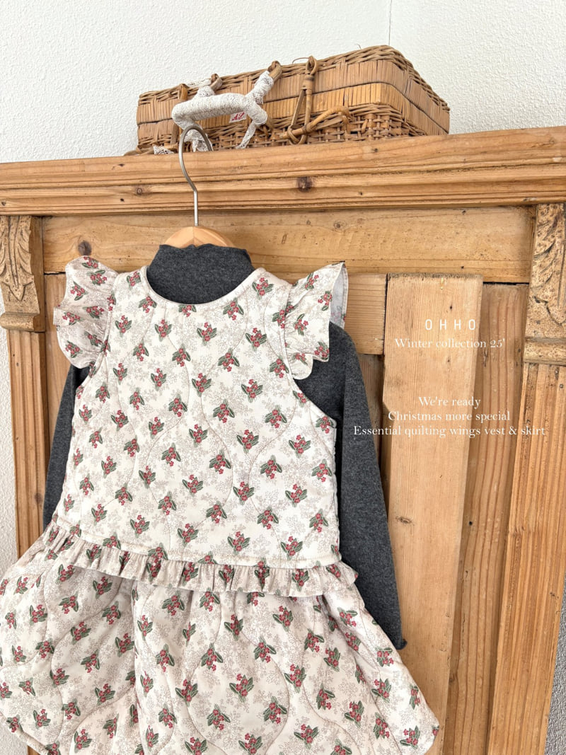 Ohho - Korean Children Fashion - #childofig - Snowberry Quilted Vest
