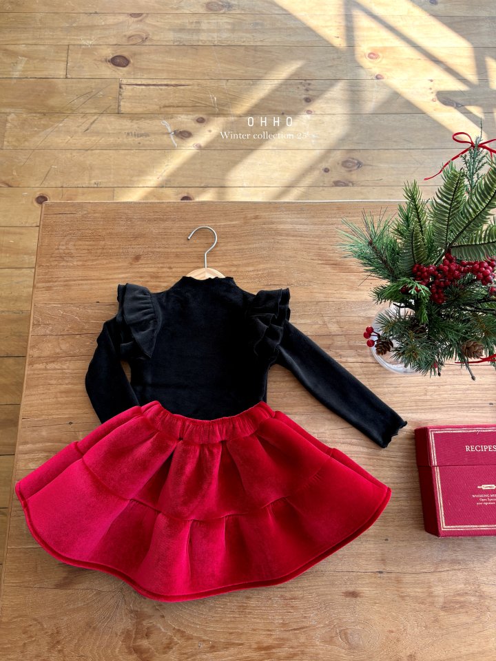Ohho - Korean Children Fashion - #childrensboutique - French Velour Wing Tee - 6