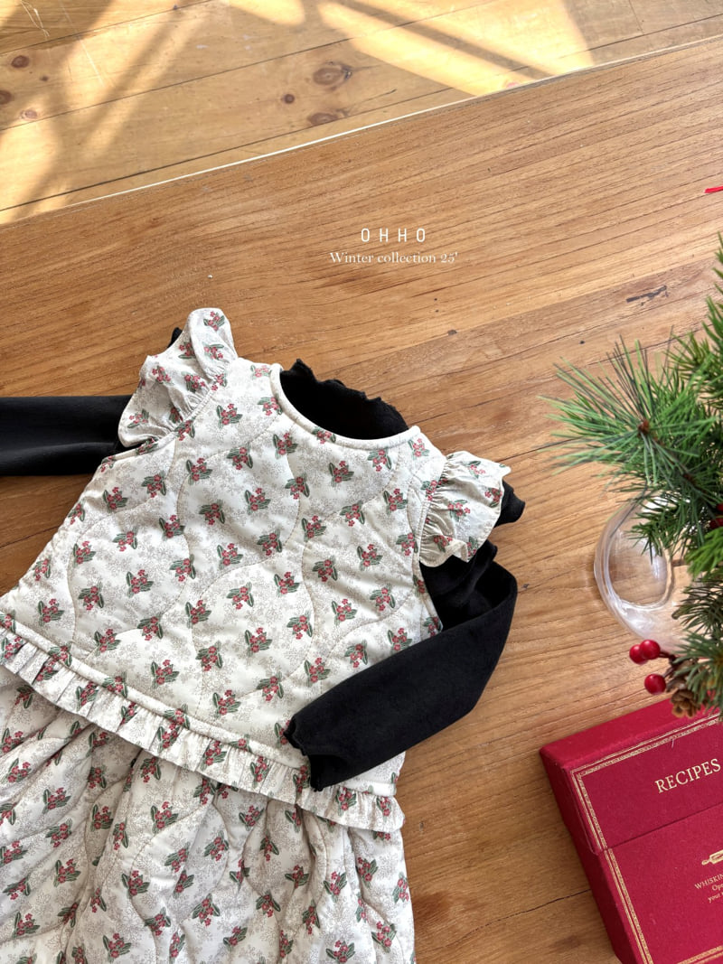 Ohho - Korean Children Fashion - #childrensboutique - Snowberry Quilted Vest - 2