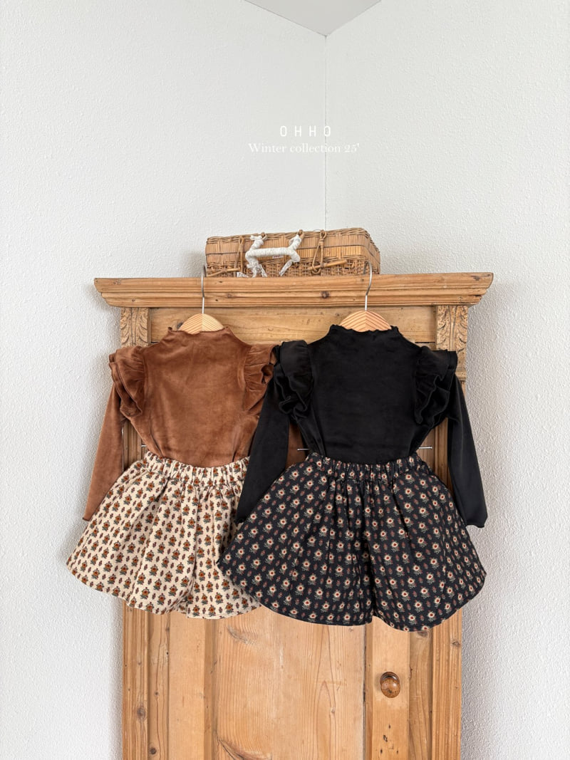 Ohho - Korean Children Fashion - #childrensboutique - Elle Fleece Skirt Pants