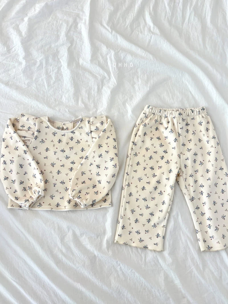 Ohho - Korean Children Fashion - #designkidswear - Petit Velour Blouse - 9