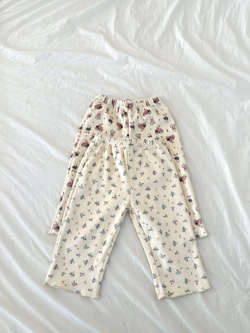 Ohho - Korean Children Fashion - #fashionkids - Petit Velour Pants - 2