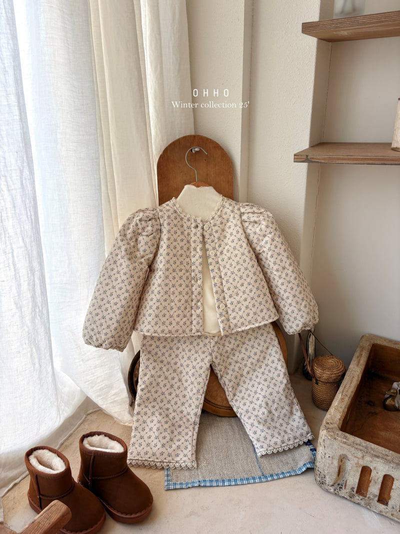 Ohho - Korean Children Fashion - #fashionkids - Rose Lace Padded Pants