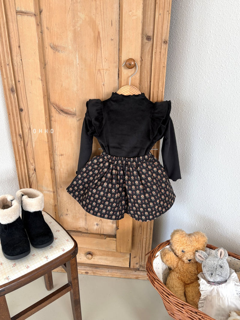Ohho - Korean Children Fashion - #kidsshorts - Elle Fleece Skirt Pants - 5