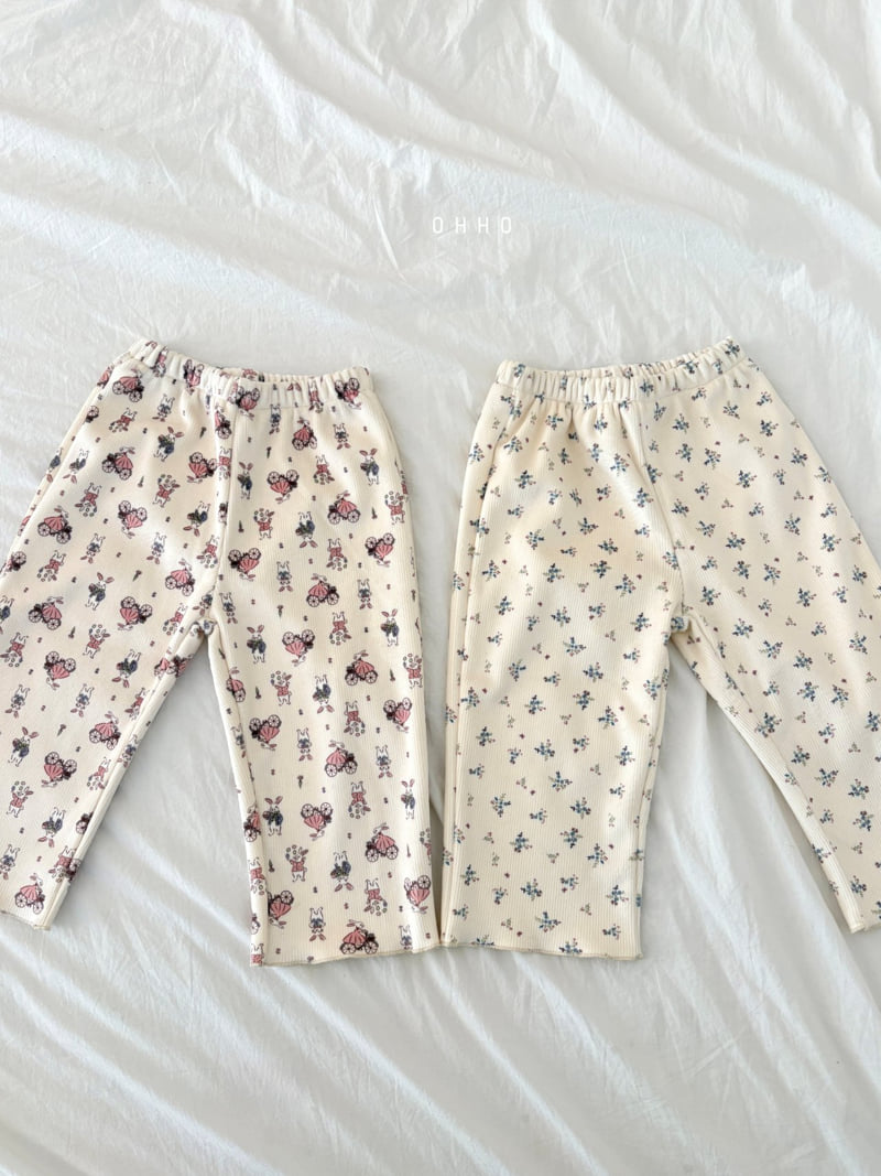 Ohho - Korean Children Fashion - #kidsshorts - Petit Velour Pants - 3