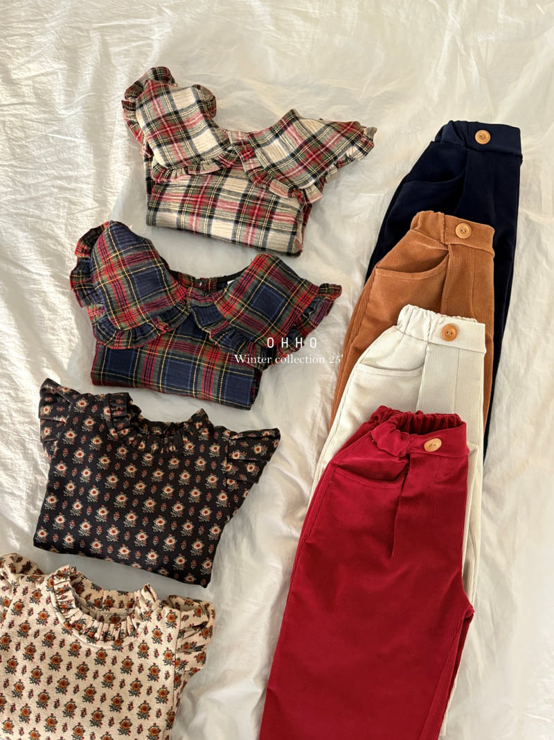Ohho - Korean Children Fashion - #kidsstore - Ralph Corduroy Pintuck Pants - 5