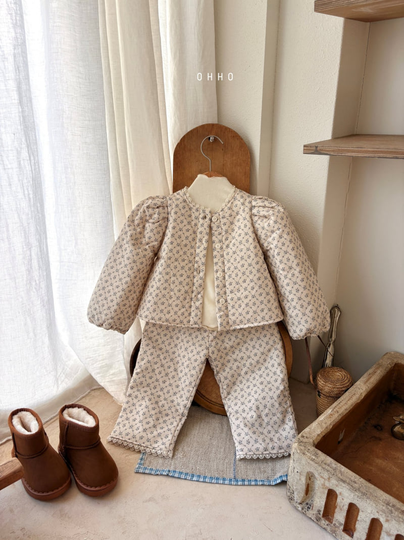 Ohho - Korean Children Fashion - #kidsstore - Rose Lace Padded Pants - 4