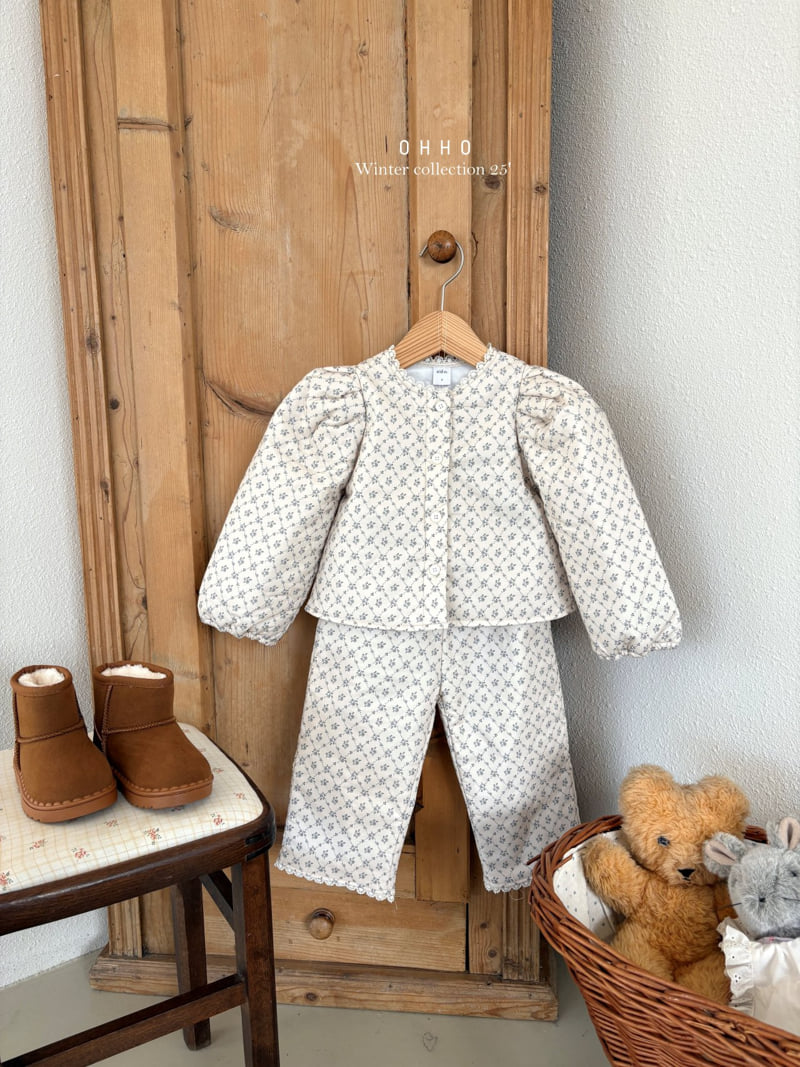 Ohho - Korean Children Fashion - #littlefashionista - Rose Lace Padded Pants - 6