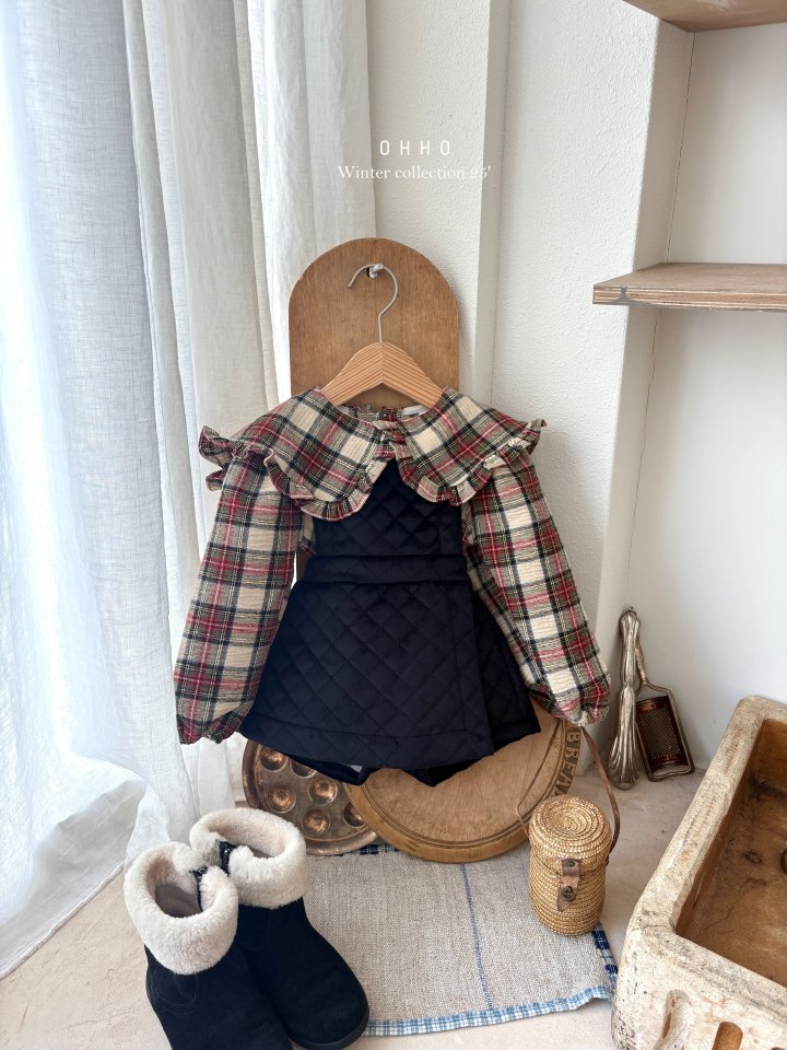 Ohho - Korean Children Fashion - #magicofchildhood - Velvet Wrap Skirt Pants - 9