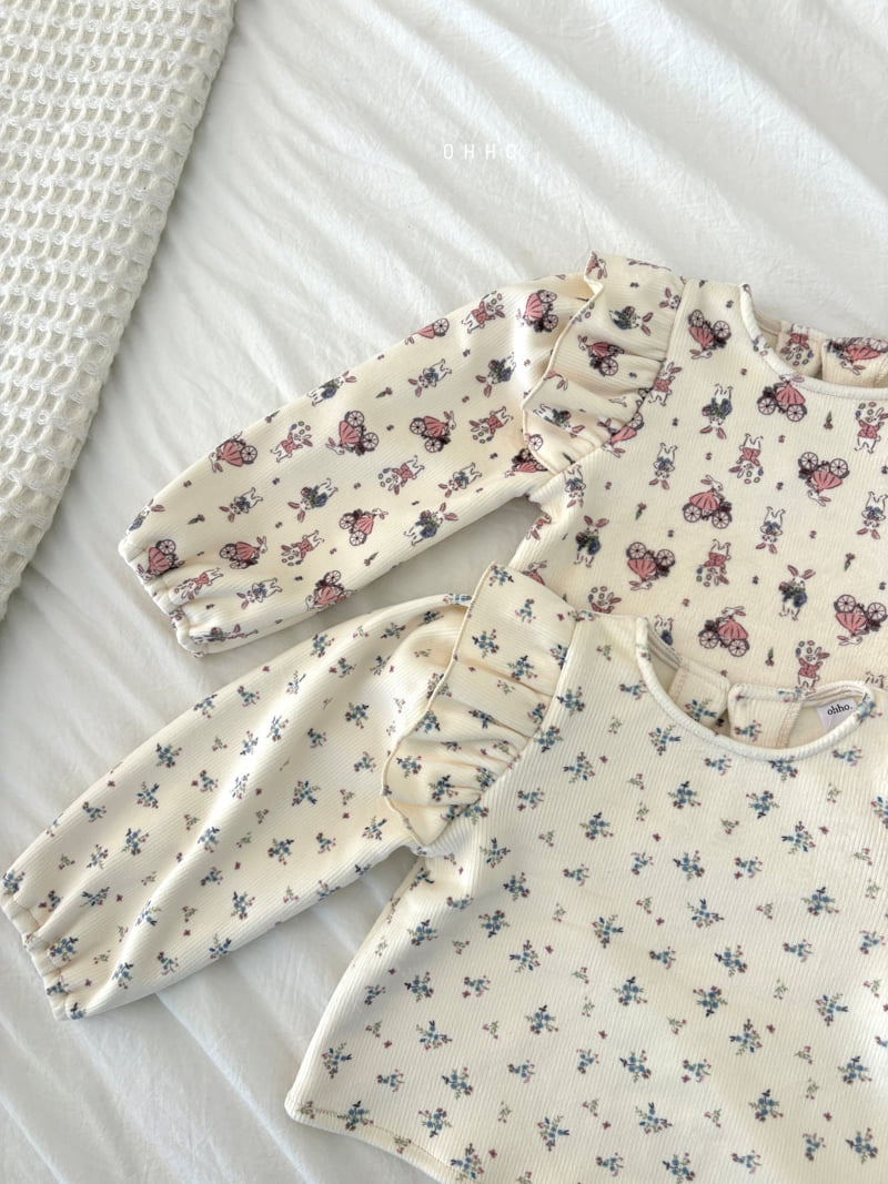 Ohho - Korean Children Fashion - #magicofchildhood - Petit Velour Blouse - 3