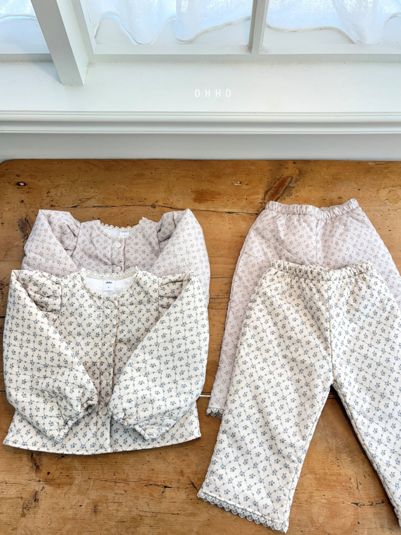 Ohho - Korean Children Fashion - #magicofchildhood - Rose Lace Padded Pants - 7