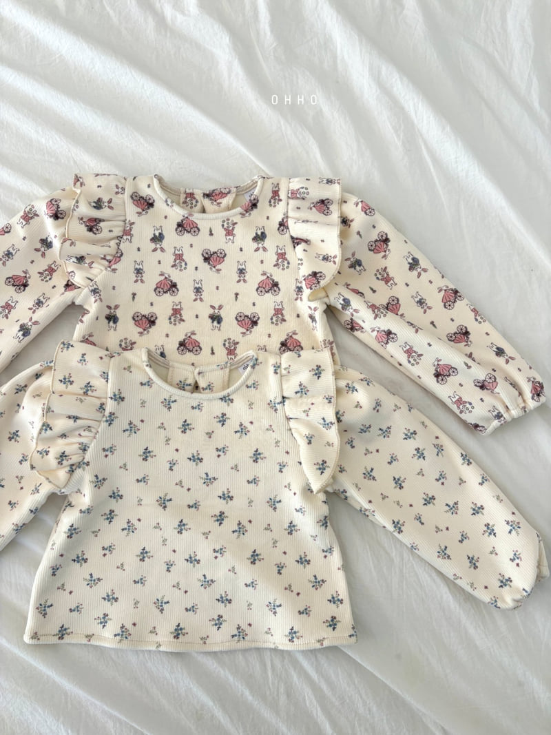 Ohho - Korean Children Fashion - #magicofchildhood - Petit Velour Blouse - 4