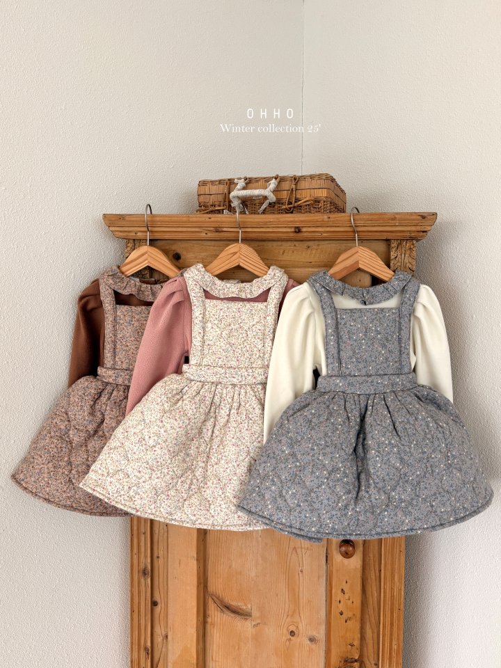 Ohho - Korean Children Fashion - #prettylittlegirls - Floral Round Blouse - 6