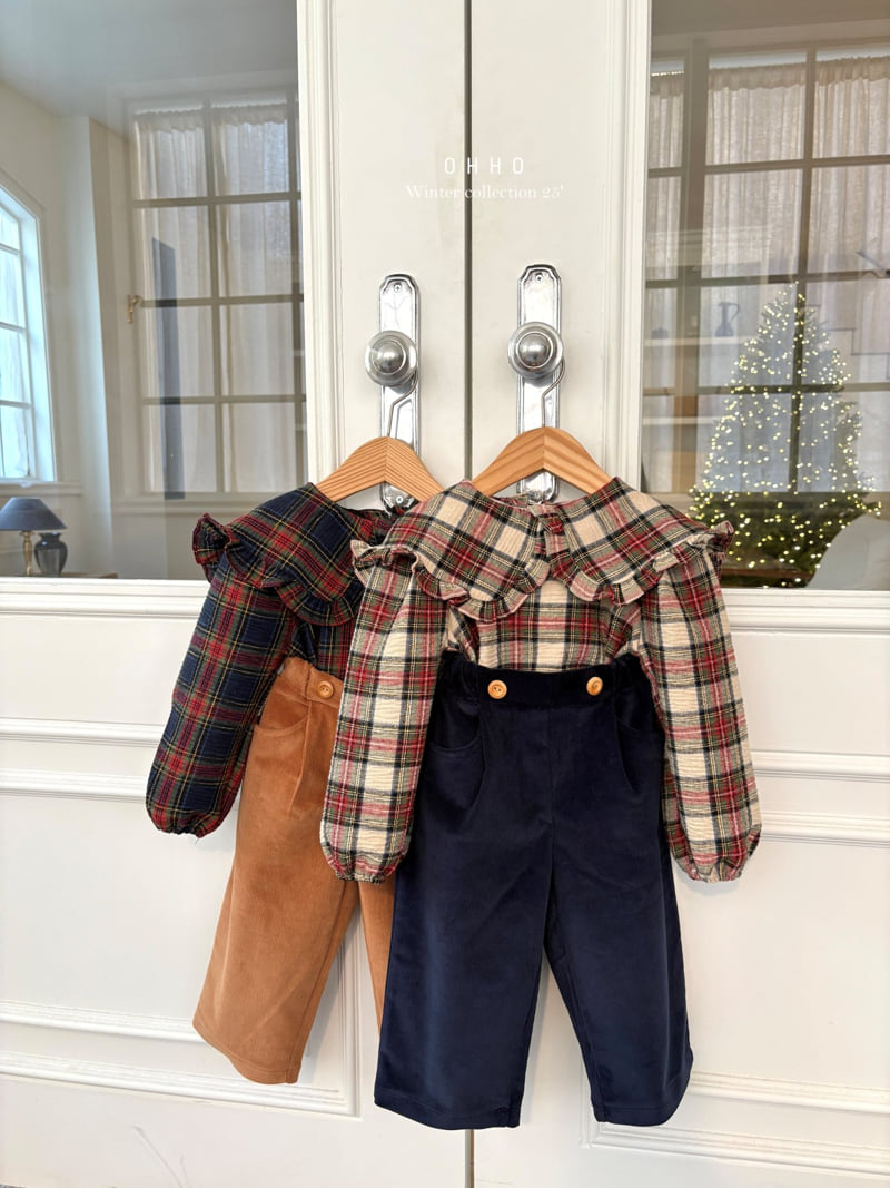 Ohho - Korean Children Fashion - #prettylittlegirls - Ralph Corduroy Pintuck Pants - 11