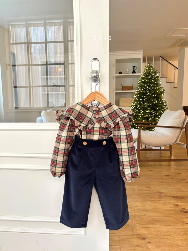 Ohho - Korean Children Fashion - #todddlerfashion - Ralph Corduroy Pintuck Pants - 12