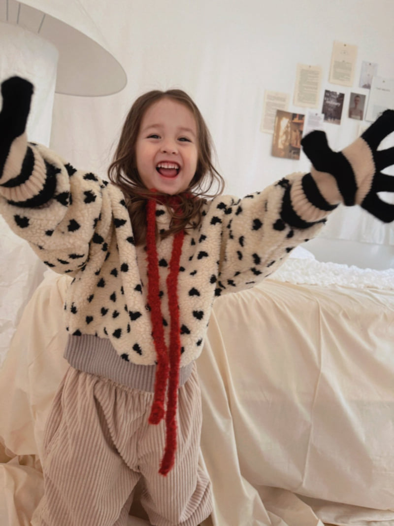 Ojodepapa - Korean Children Fashion - #todddlerfashion - Heart Tee - 4