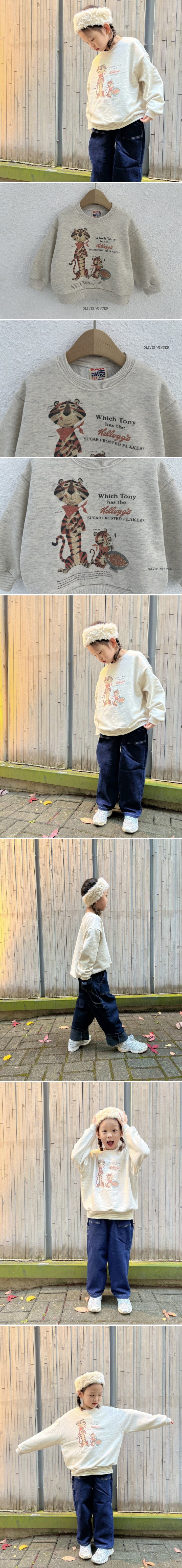Olivie - Korean Children Fashion - #Kfashion4kids - Tiger Long Sleeve Tee