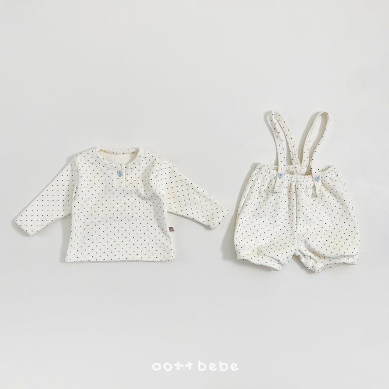 Oott Bebe - Korean Baby Fashion - #babyboutique - Choco Heim Baby Set - 5