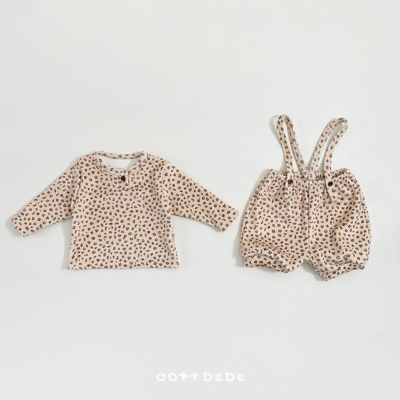 Oott Bebe - Korean Baby Fashion - #babyboutique - Choco Heim Baby Set - 6