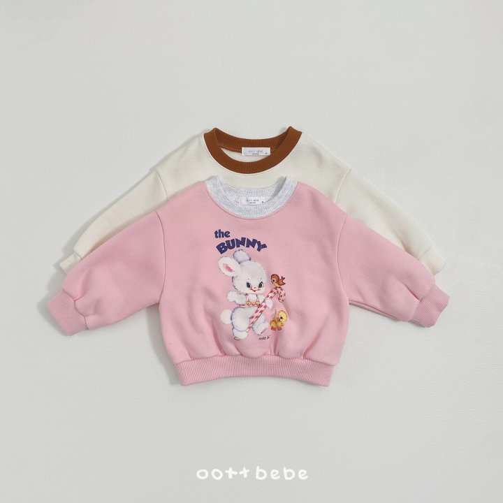 Oott Bebe - Korean Baby Fashion - #babyboutique - Fleece Bear Bunny Set - 4