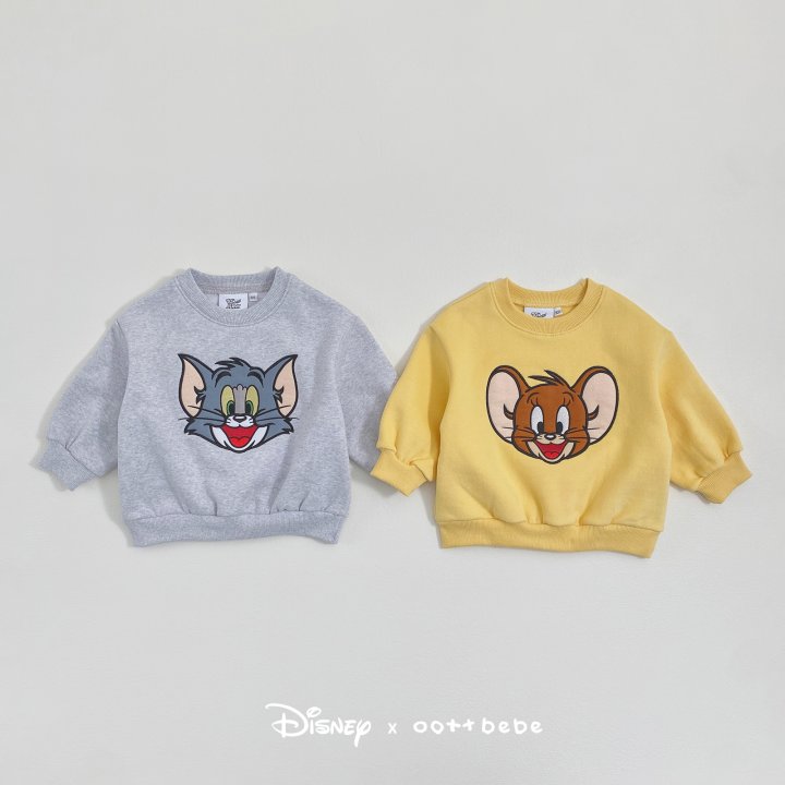 Oott Bebe - Korean Baby Fashion - #babyboutiqueclothing - Tom Jerry Sweatshirt