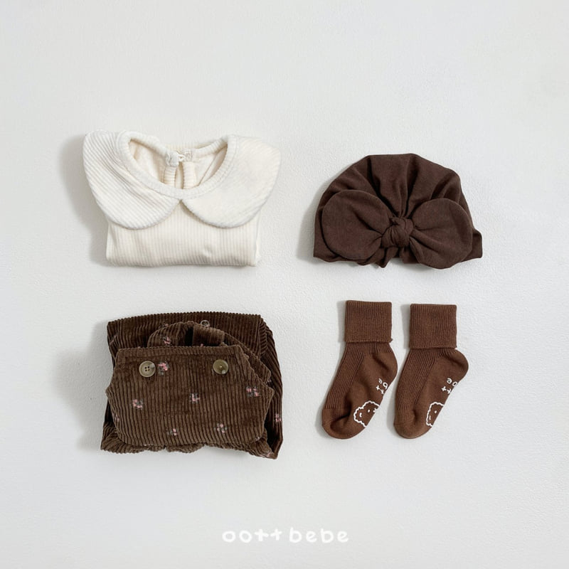 Oott Bebe - Korean Baby Fashion - #babyboutiqueclothing - Mink Collar Tee BEBE - 11