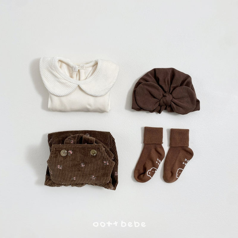 Oott Bebe - Korean Baby Fashion - #babyboutiqueclothing - Rose Corduroy Suit - 10