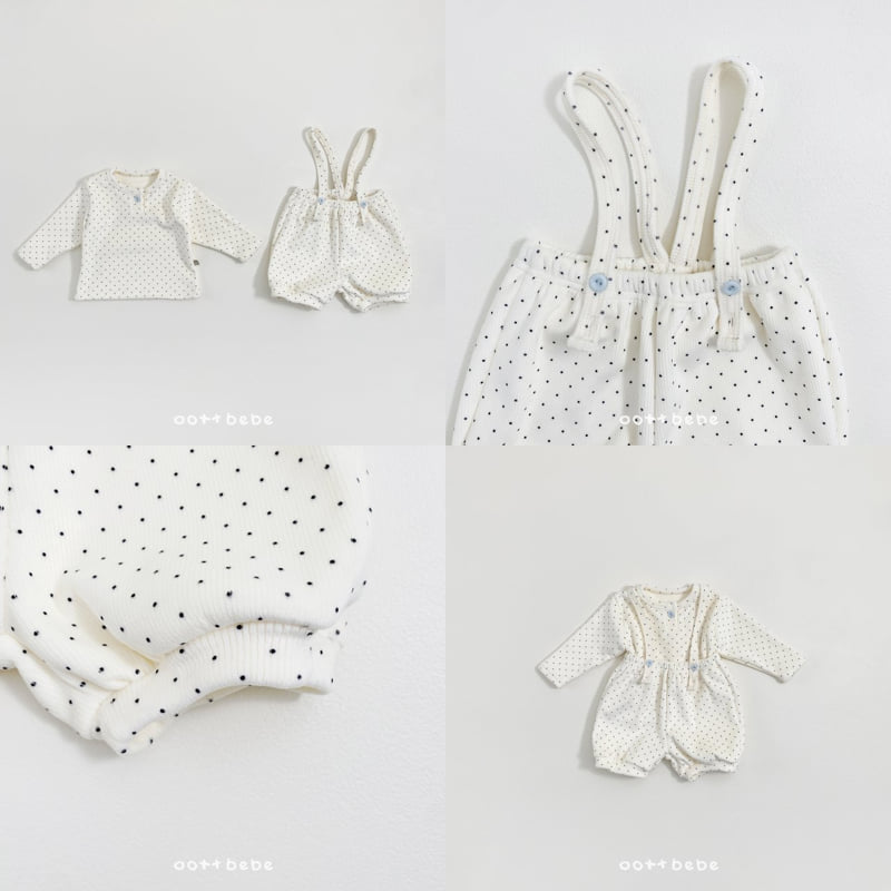 Oott Bebe - Korean Baby Fashion - #babyboutiqueclothing - Choco Heim Baby Set - 7