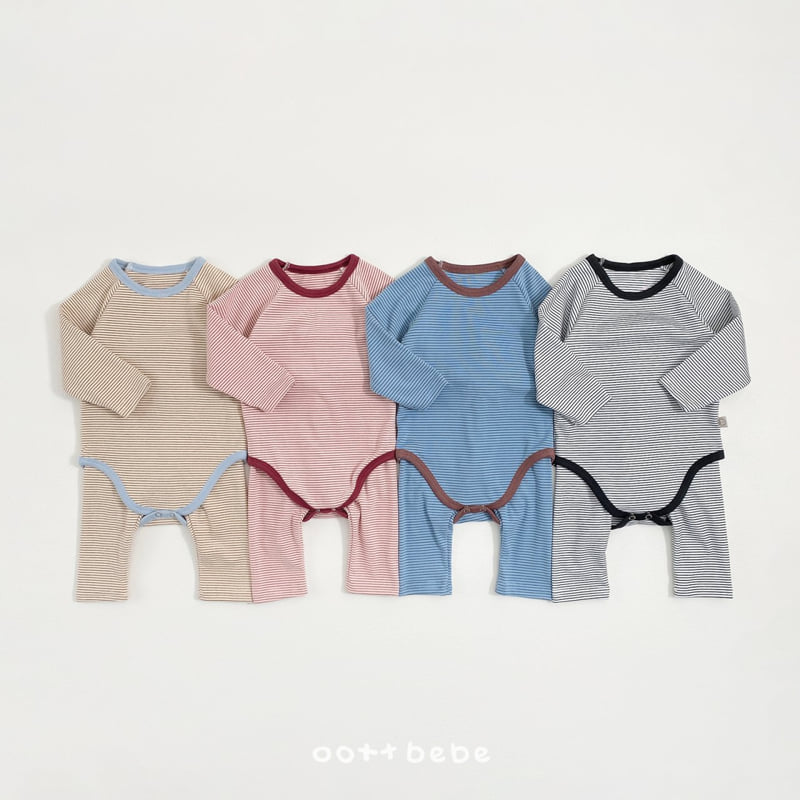 Oott Bebe - Korean Baby Fashion - #babyboutiqueclothing - Otti Bagel Suit