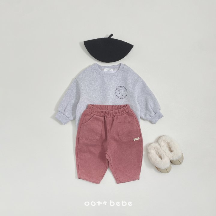 Oott Bebe - Korean Baby Fashion - #babyclothing - Twill Pants - 3