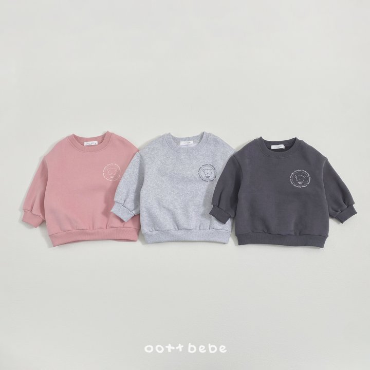 Oott Bebe - Korean Baby Fashion - #babyclothing - Fleece Everyday Sweatshirt
