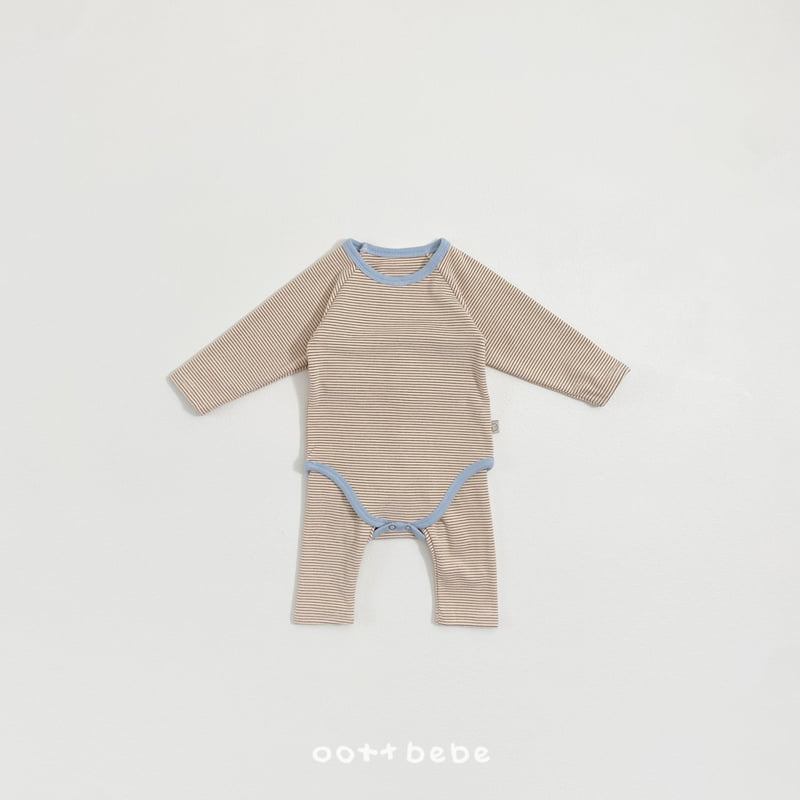 Oott Bebe - Korean Baby Fashion - #babyclothing - Otti Bagel Suit - 2